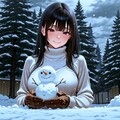 雪だるまを作ってみました✨ 8枚目