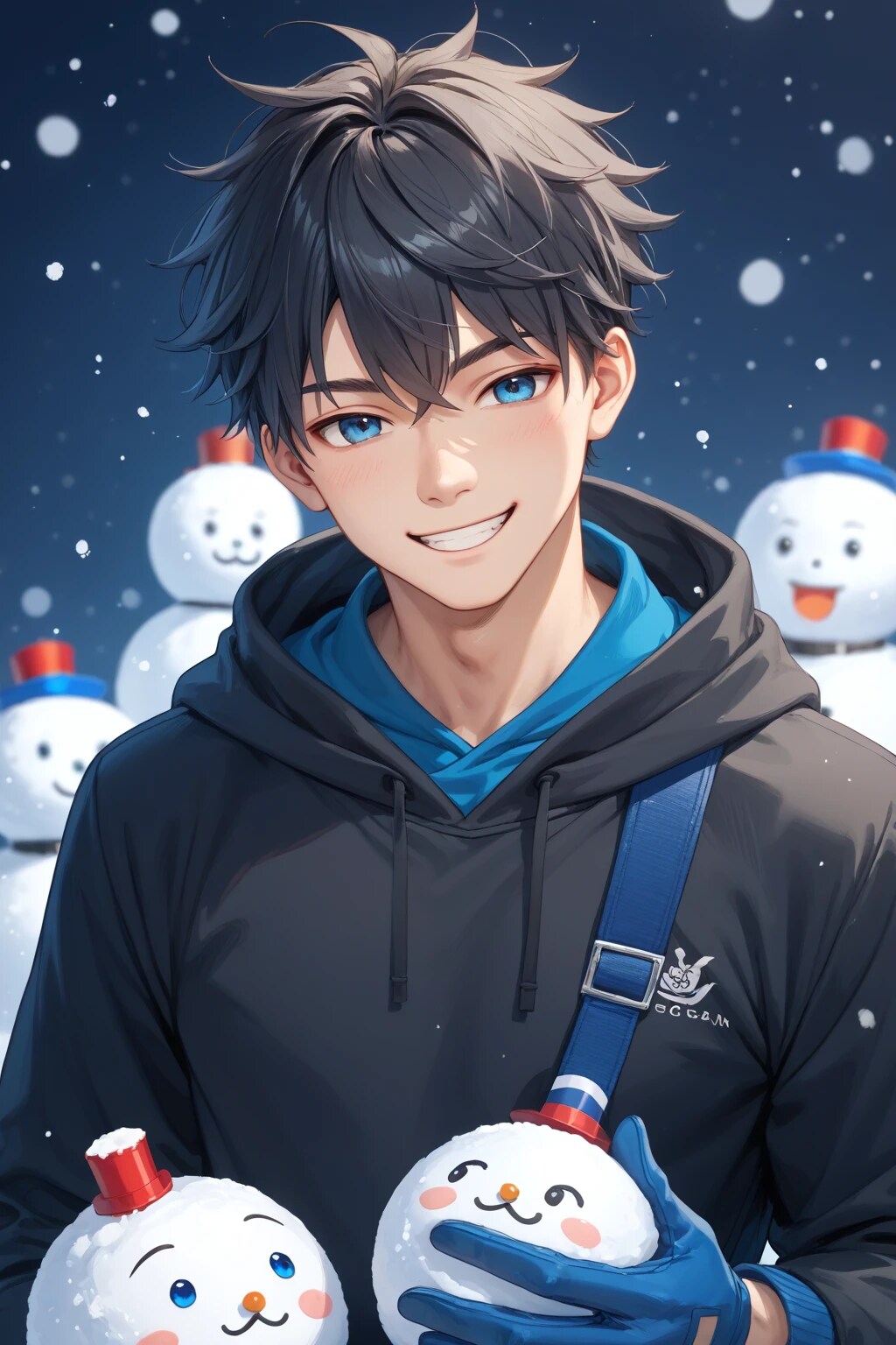 雪だるまを作ってみました✨