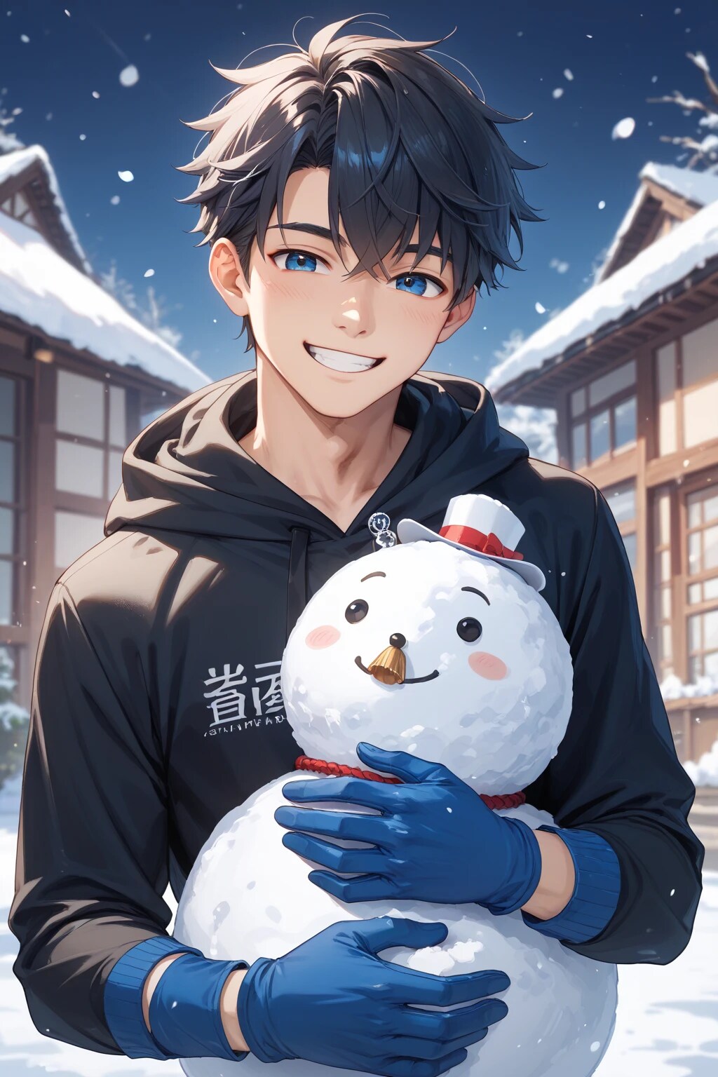 雪だるまを作ってみました✨