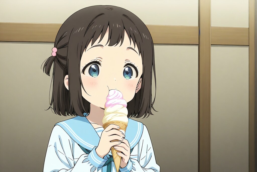 アイスクリームおいしい！