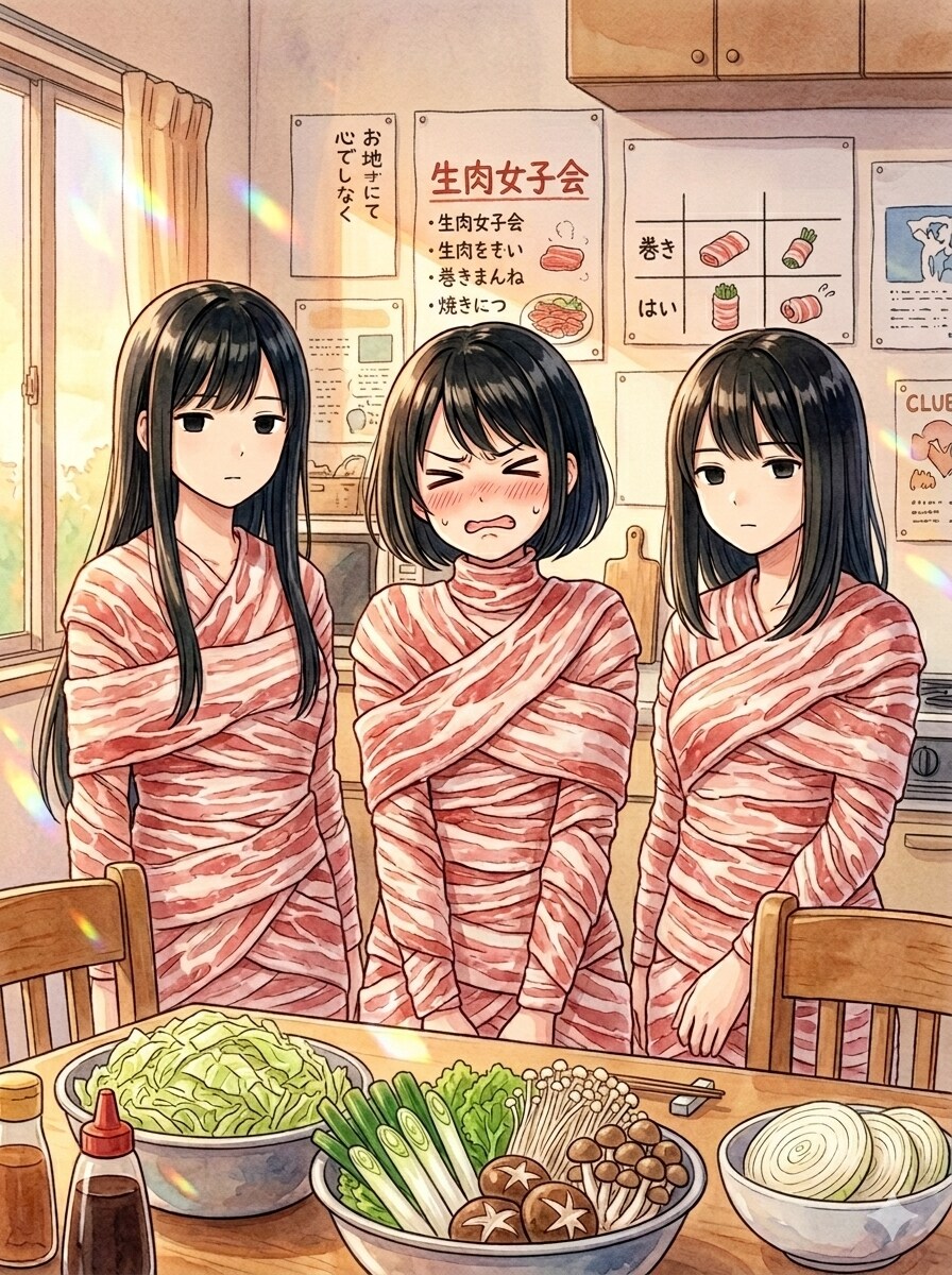 豚バラ巻き | の人気AIイラスト・グラビア