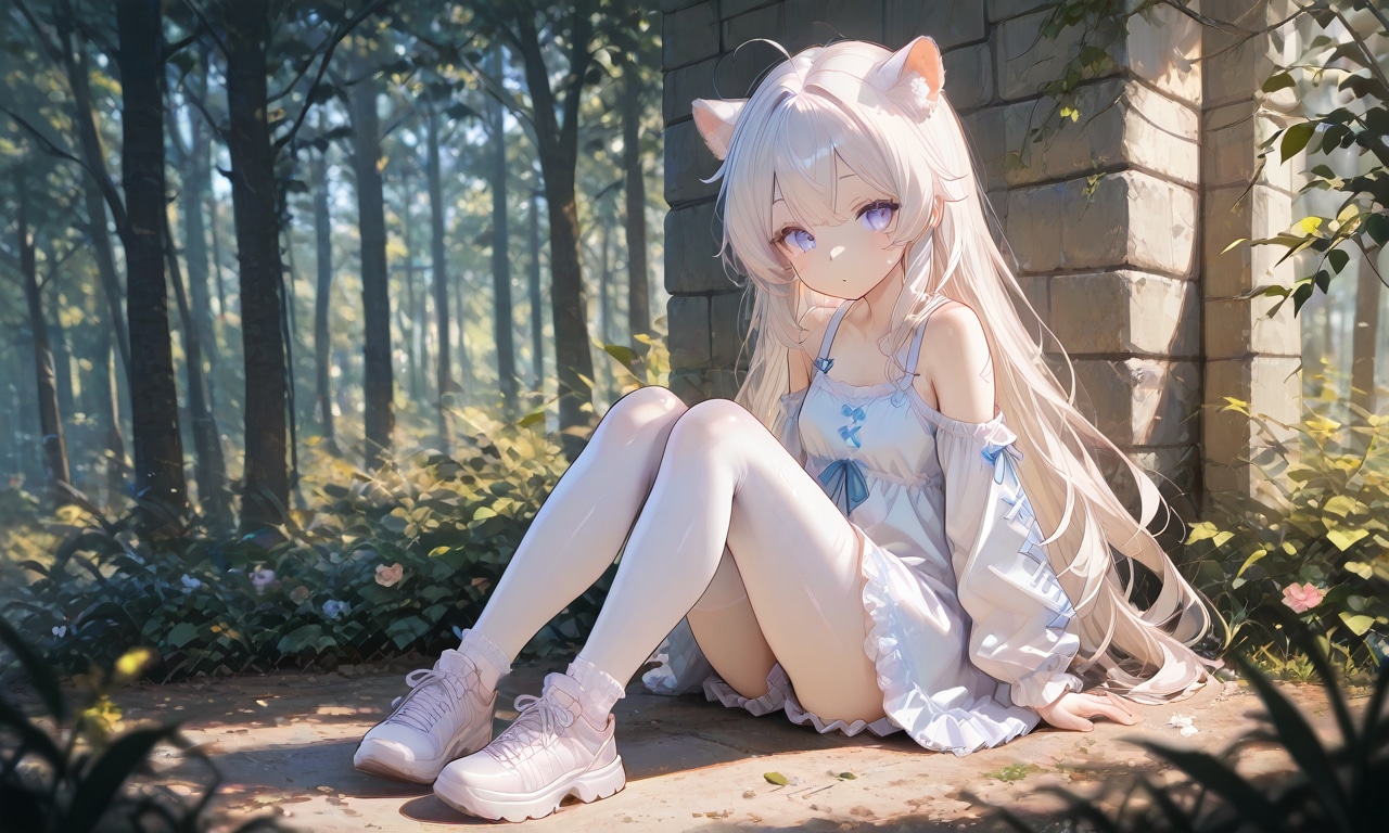 春の森の中で | の人気AIイラスト・グラビア