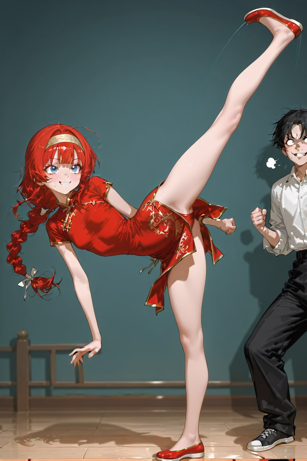 小織くんのチャイナドレス