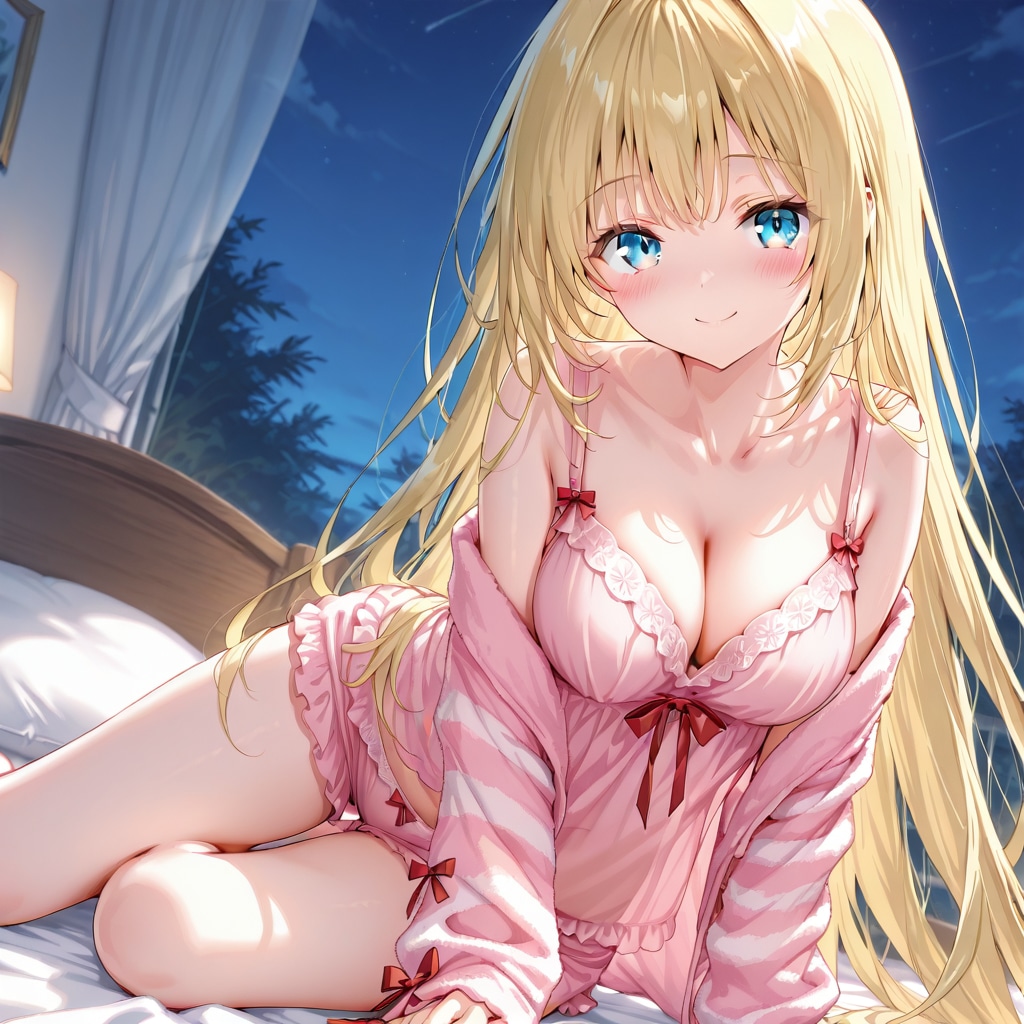 寝よっか！✨🛏️