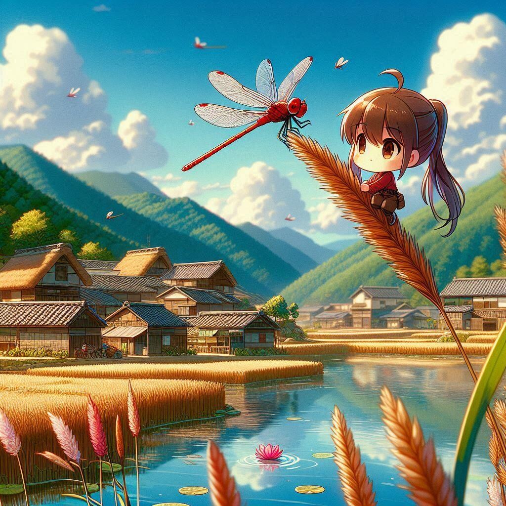 赤トンボとチビちゃん1️⃣