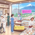 帆羽くれあ、病院内菓子店で顧客を饗す 4枚目
