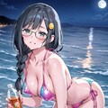 メタリックビキニの中川菜々さん(ちちぷい版) 2枚目