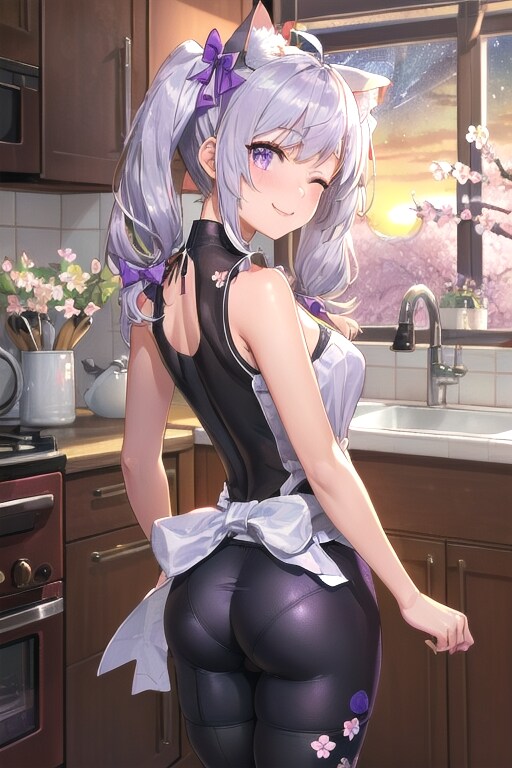 お腹空いたの？解ったわ❤ちゃちゃっと作るから待っててね❤