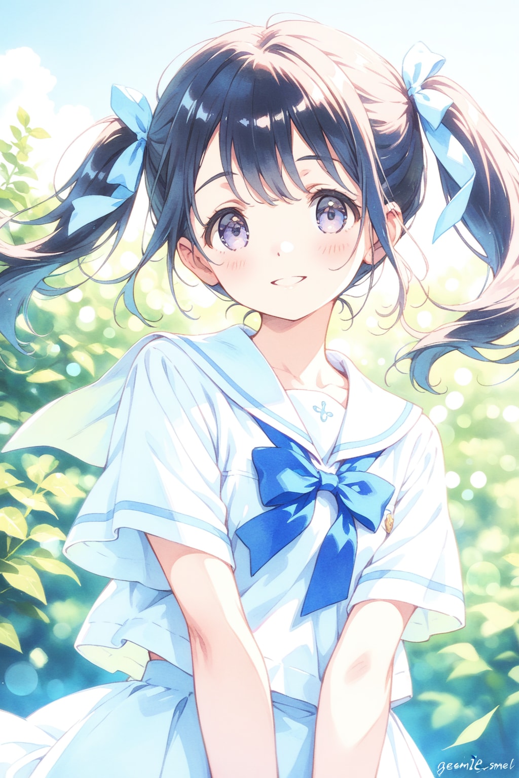 新緑の少女