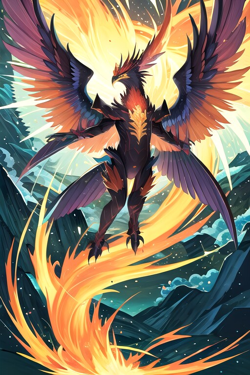 不死鳥 | の人気AIイラスト・グラビア