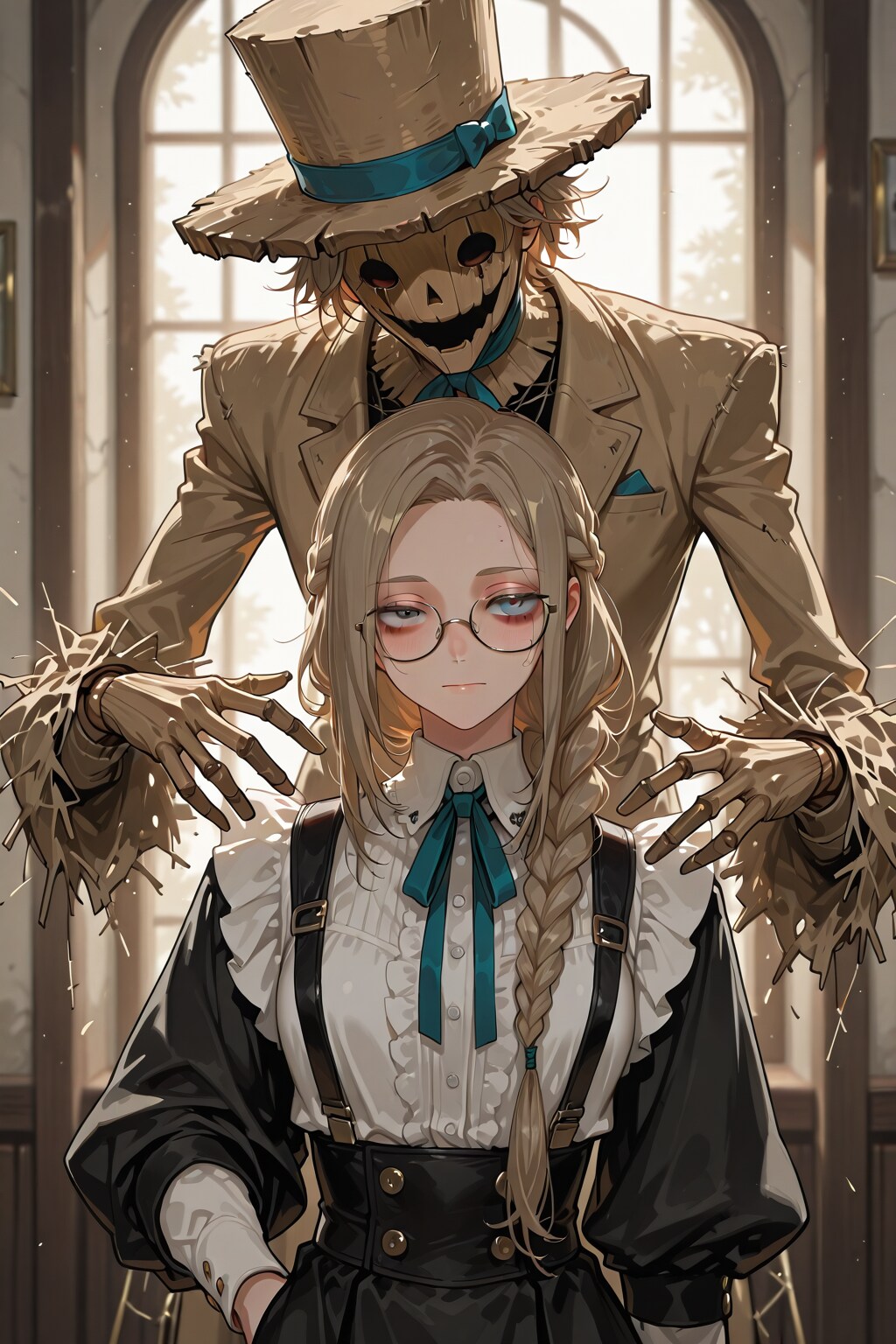 案山子だって眼鏡三つ編み