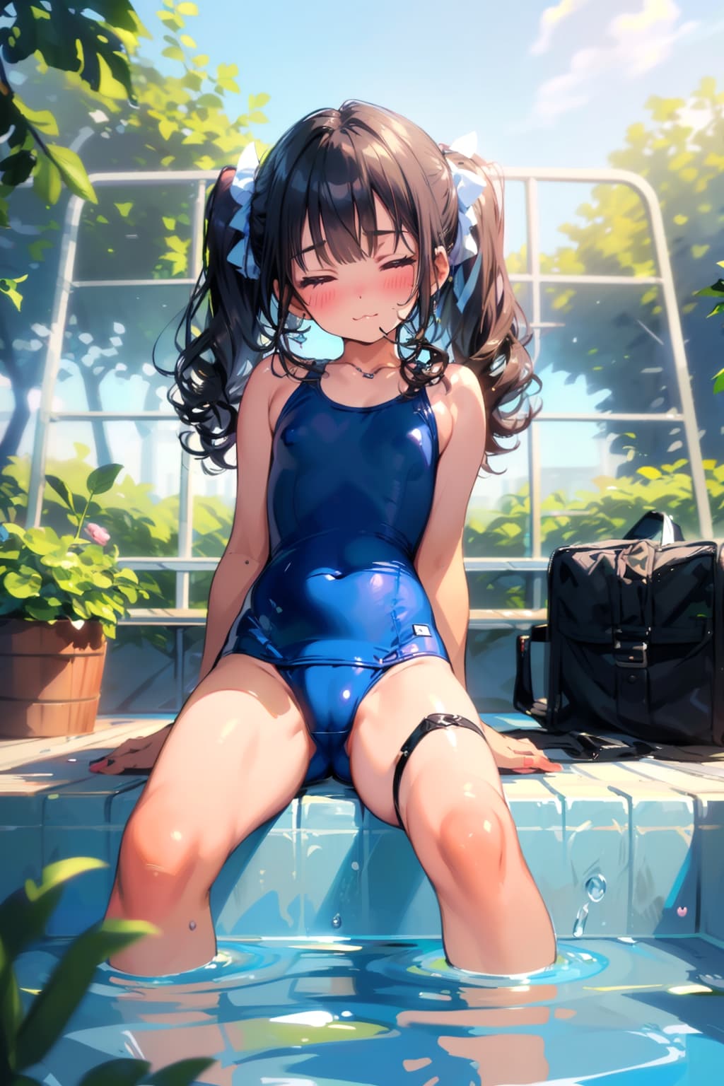にゃふぅ、あついにゃぁ