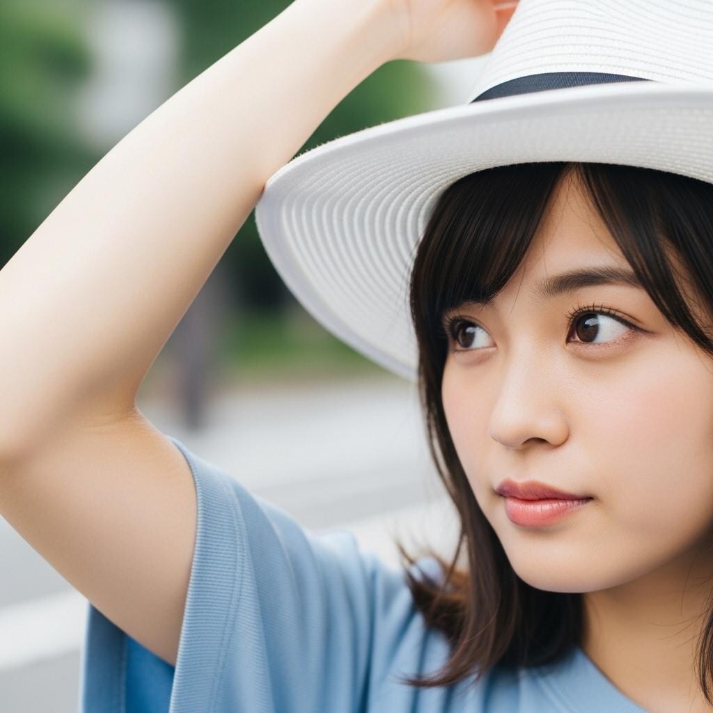 帽子買ったときの私