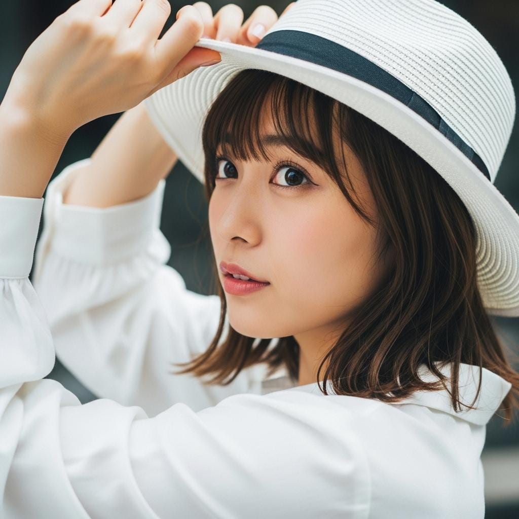 帽子買ったときの私