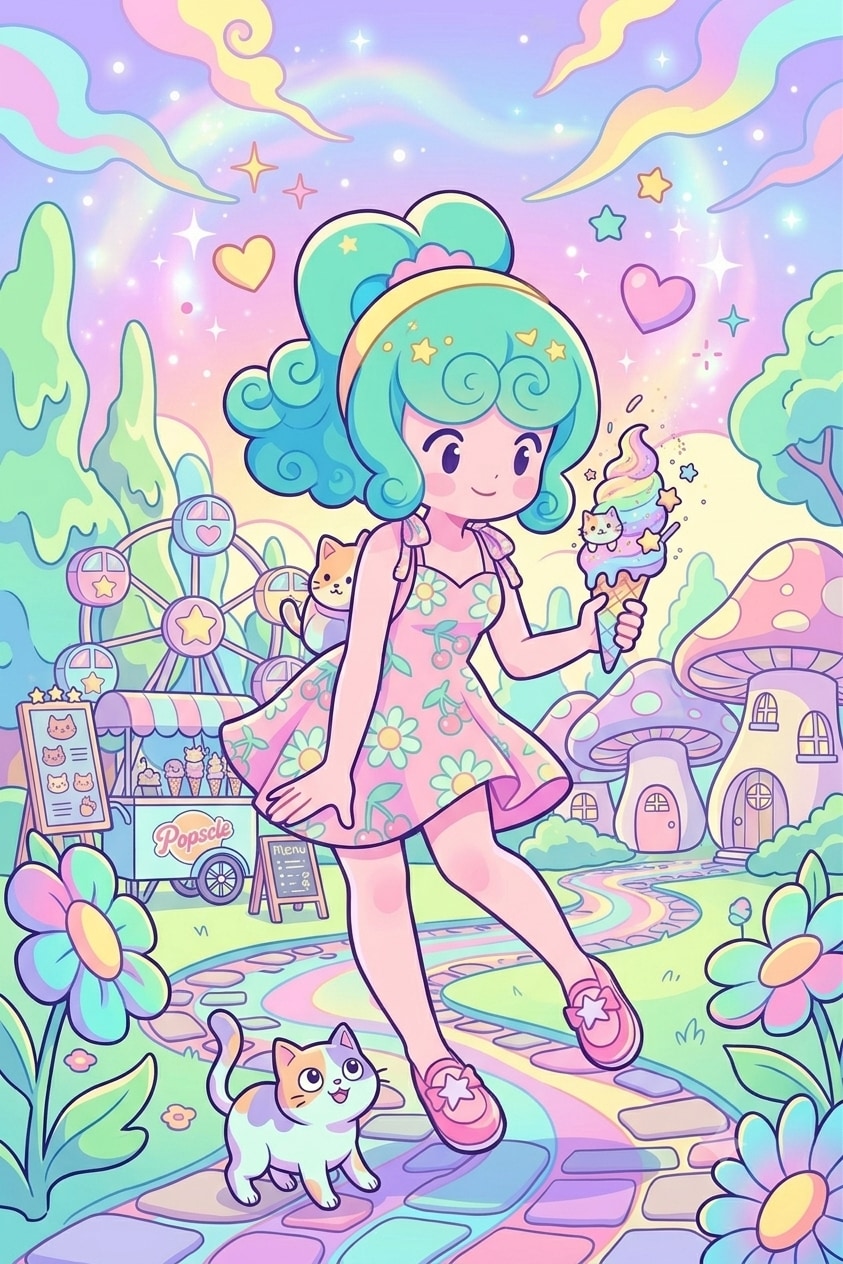 緑髪ちゃん