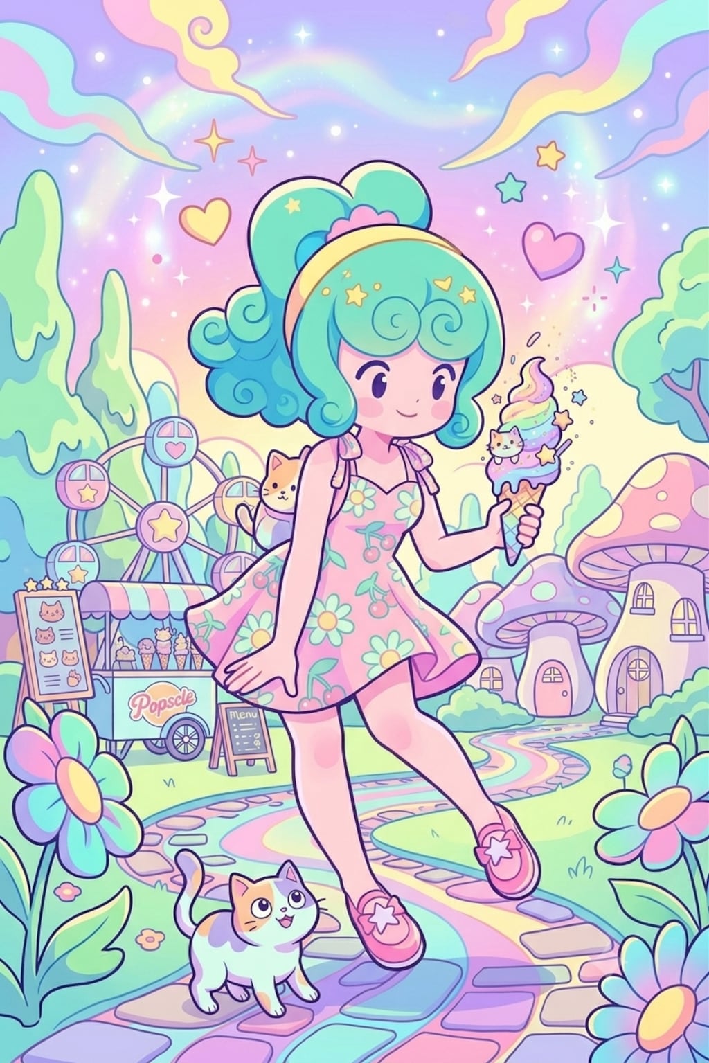 緑髪ちゃん