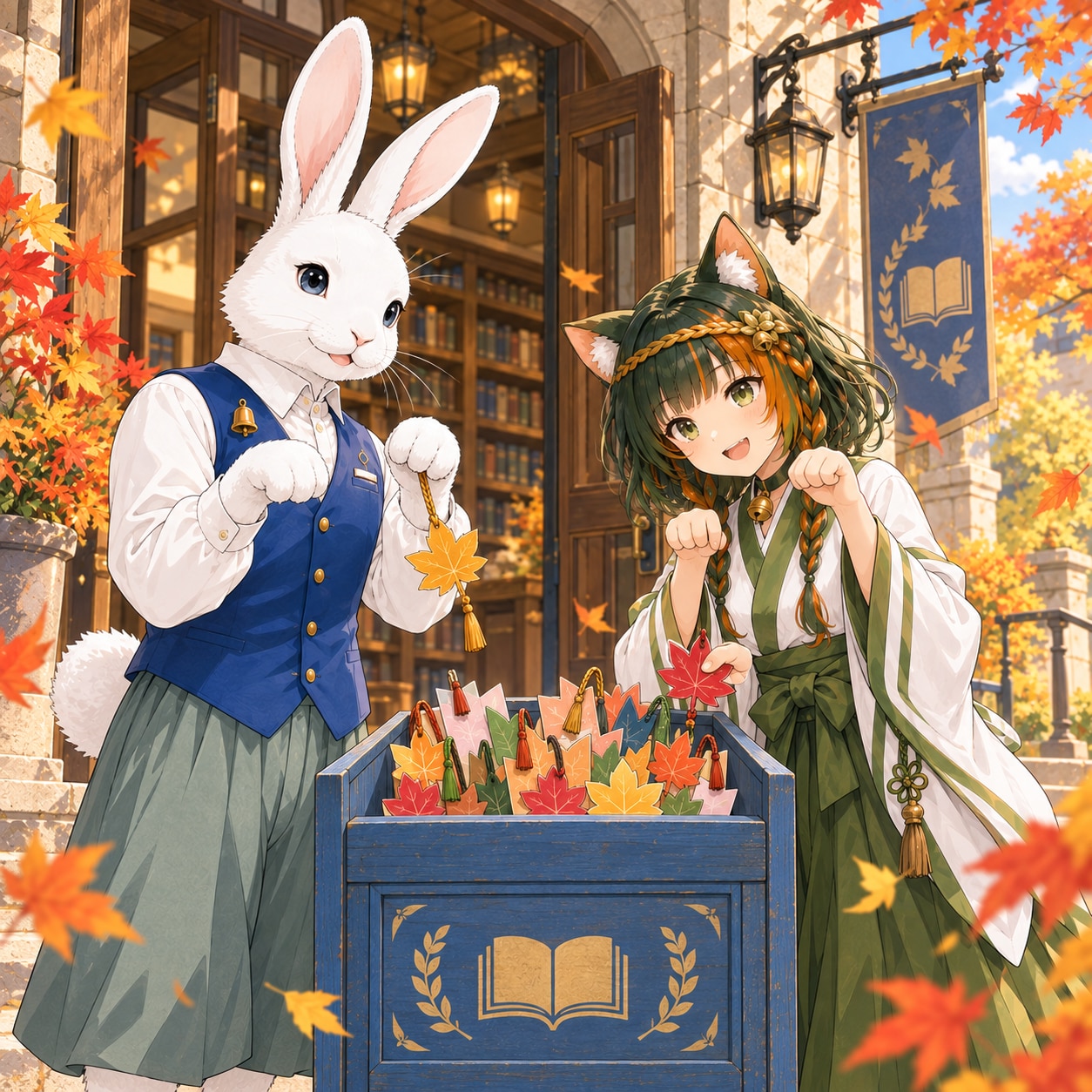 おはよウサギ（２６）ミミと翠鈴 GPTimages2.0 | の人気AIイラスト・グラビア