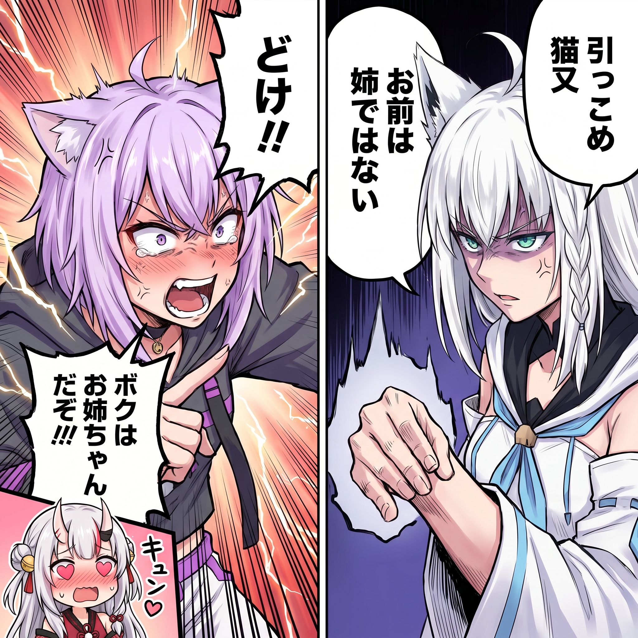 どけ‼︎ボクはお姉ちゃんだぞ！！！