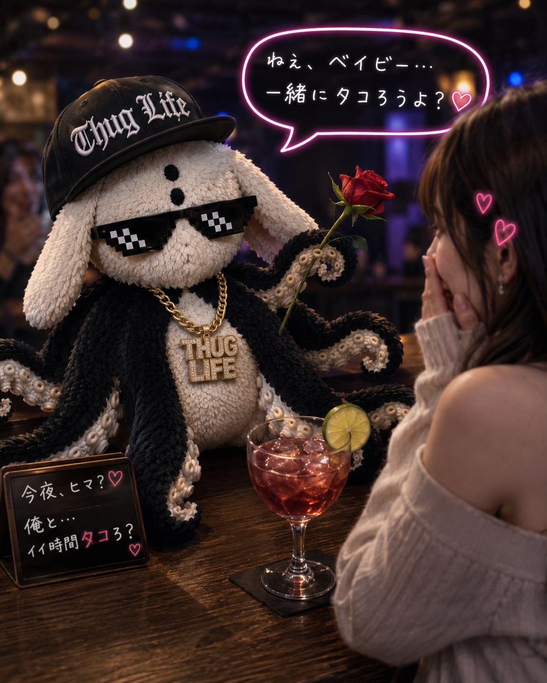 モフタコのナンパ術はタコ一。