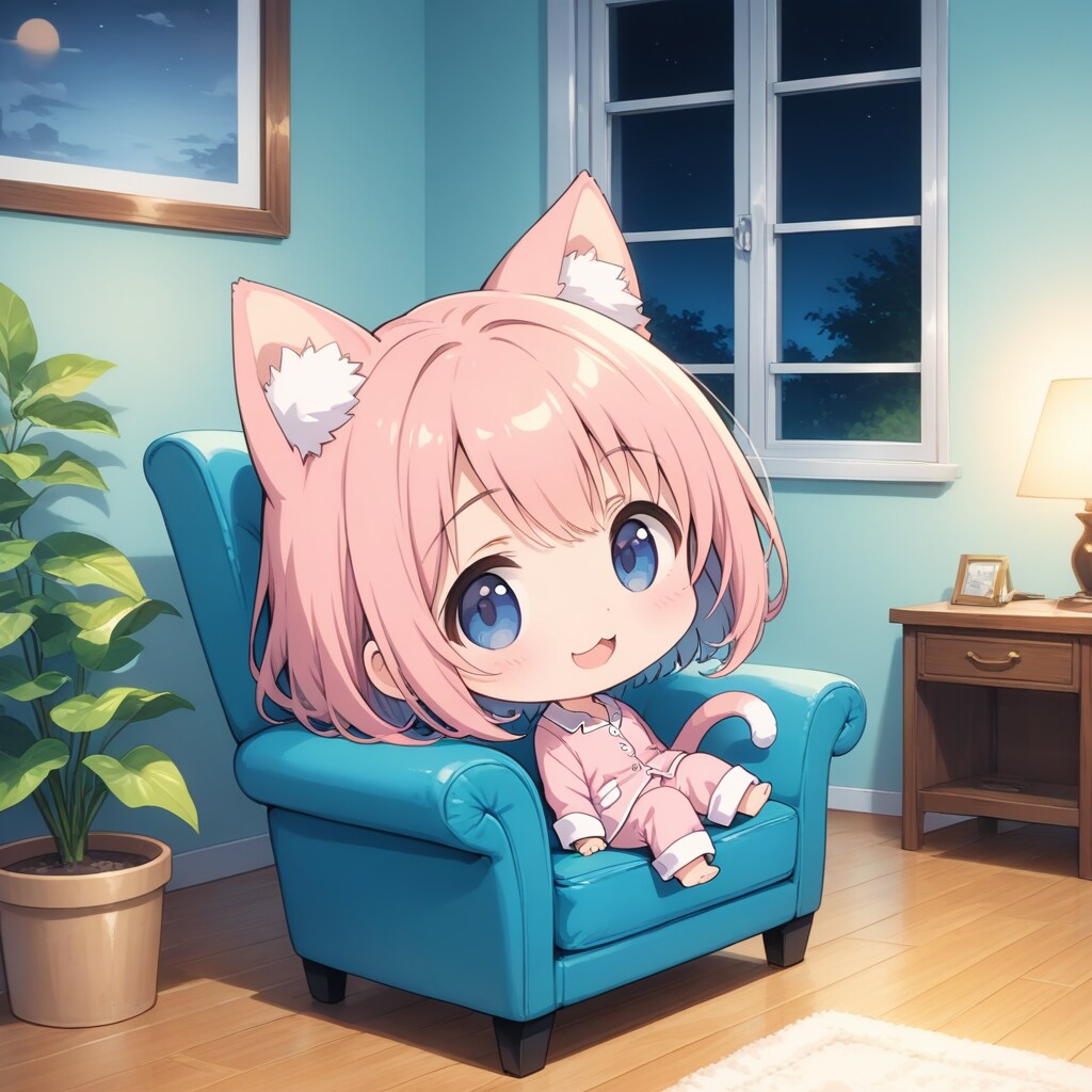 こんばんにゃん | の人気AIイラスト・グラビア