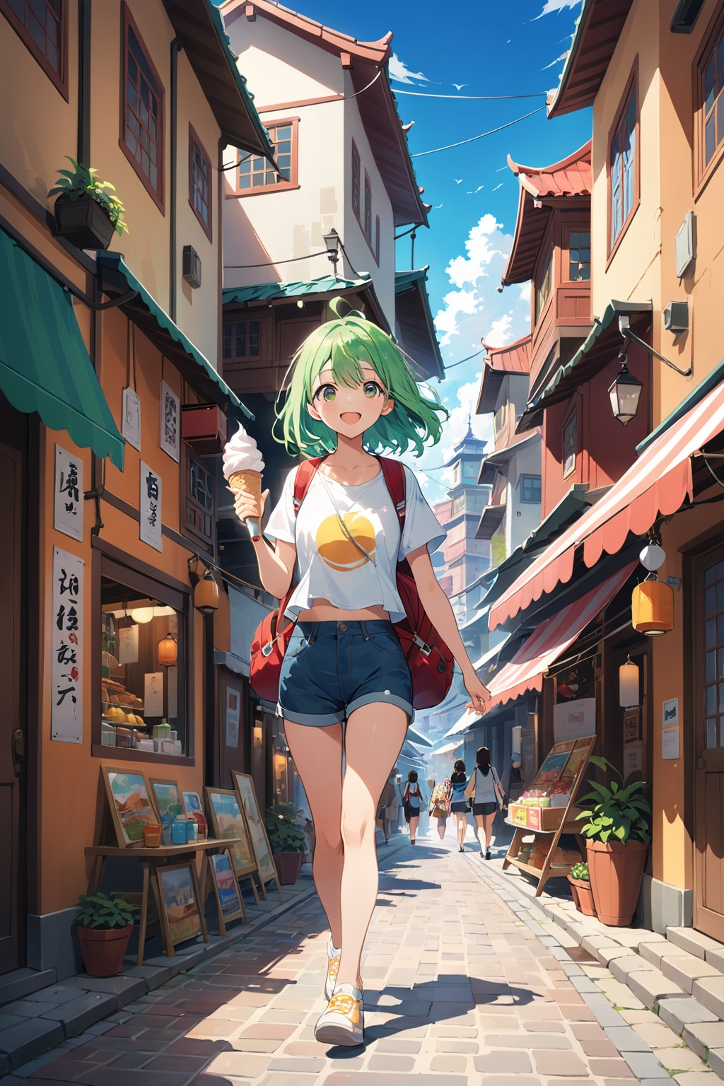 旅行を満喫中