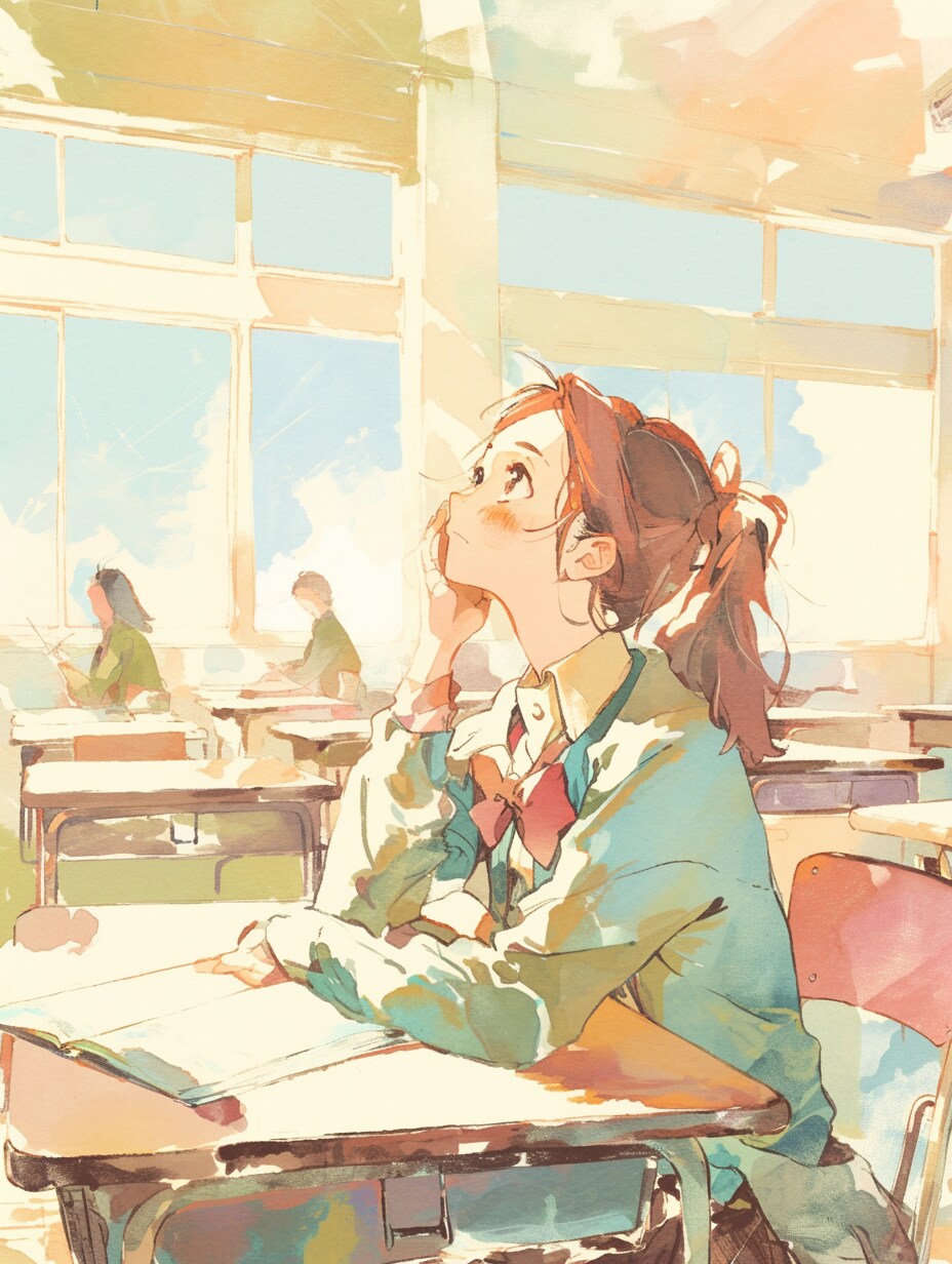 （学校終わったら何しよう‥？） | の人気AIイラスト・グラビア