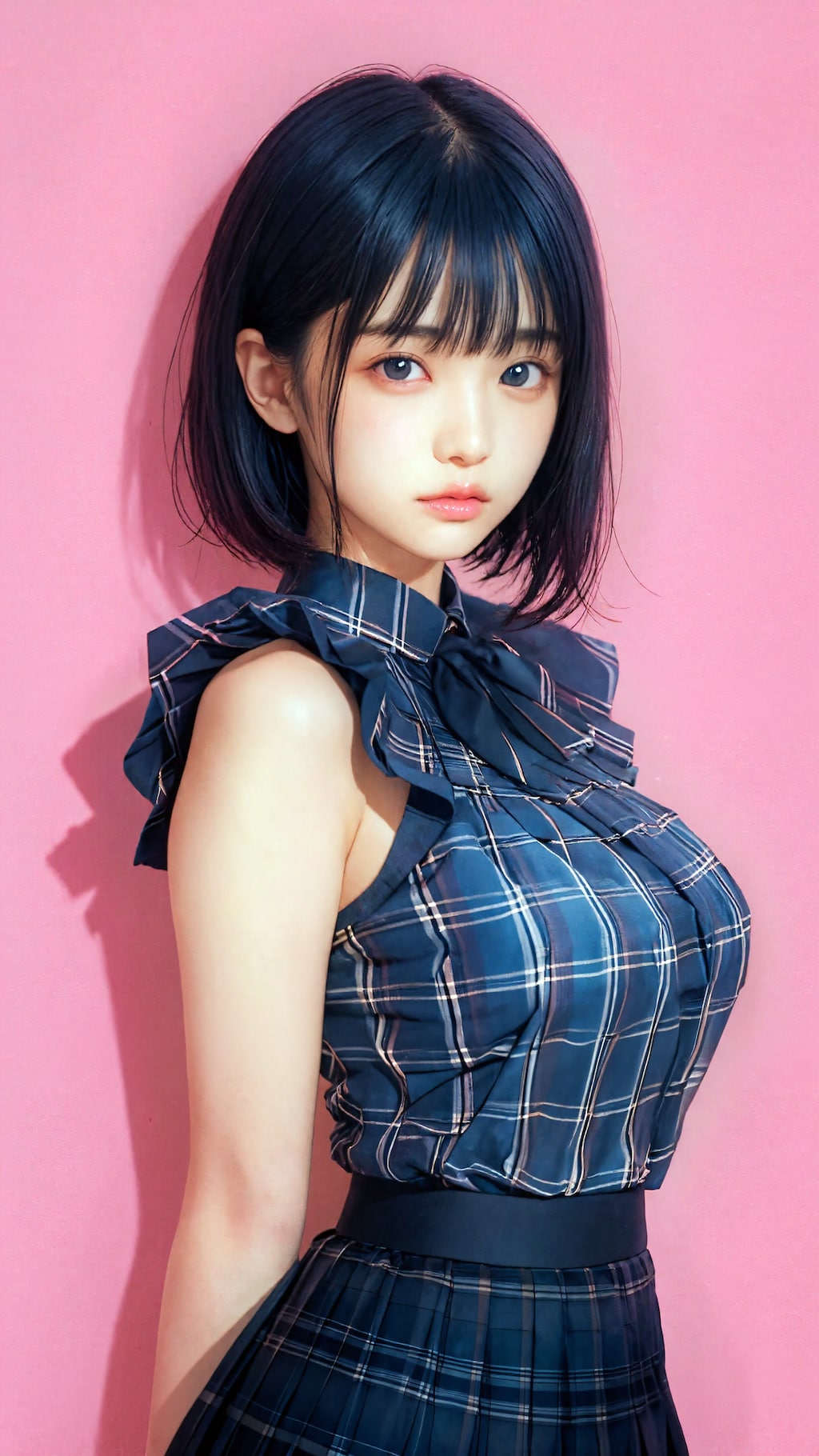 フリルブラウス