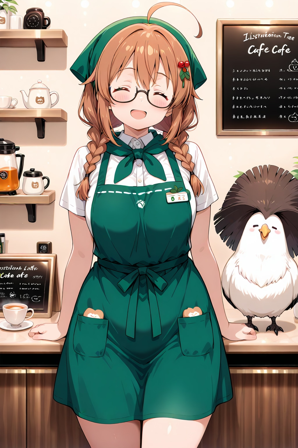 バードカフェに改装しました | の人気AIイラスト・グラビア