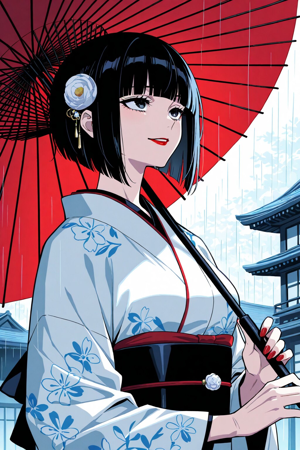 雨の日の女性 2025　その２