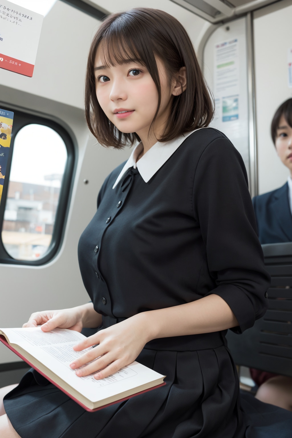 本を読む女の子