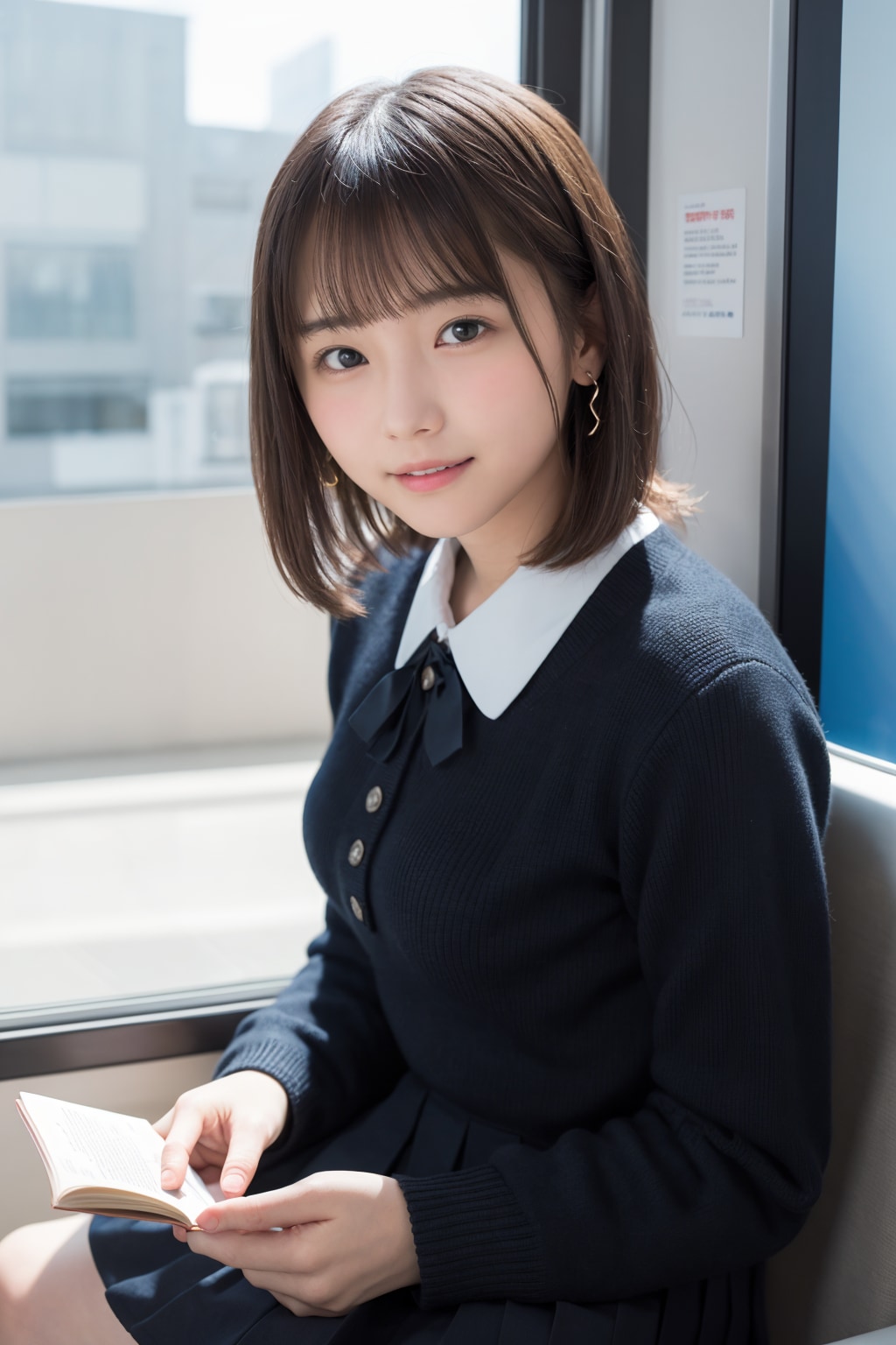 本を読む女の子