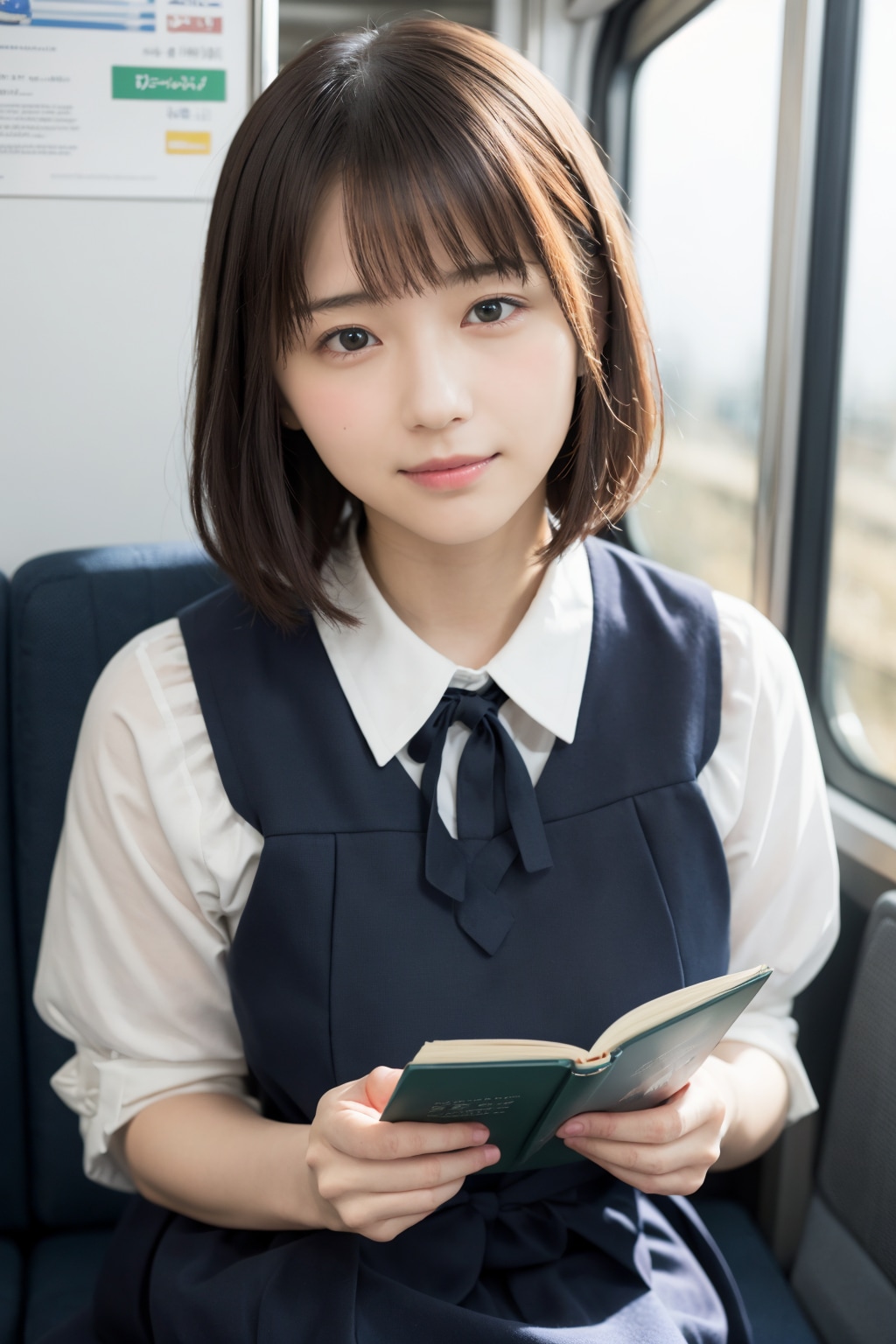 本を読む女の子