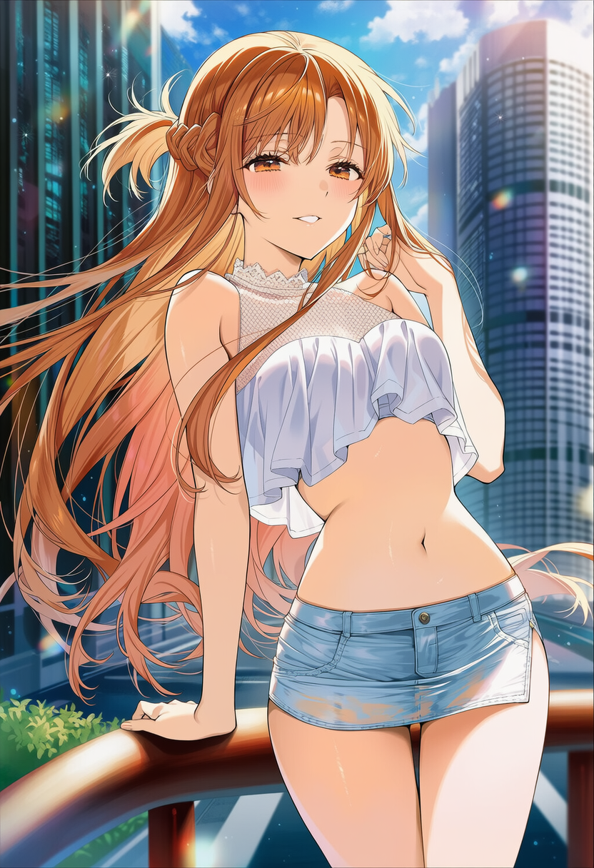 アスナ　ミニスカ
