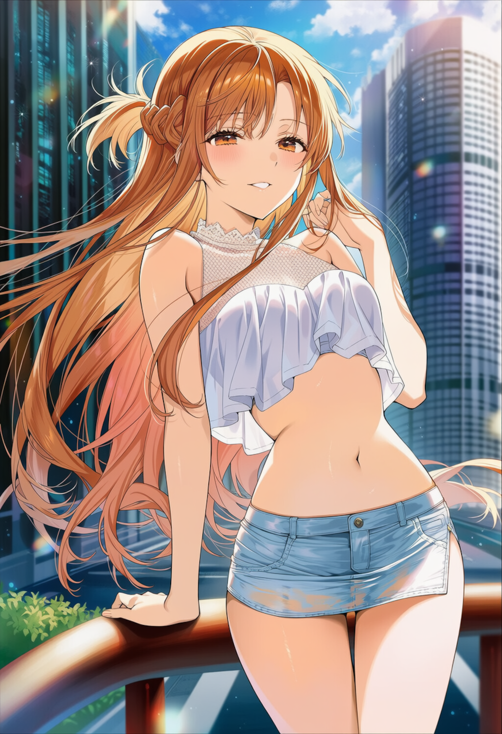 アスナ　ミニスカ
