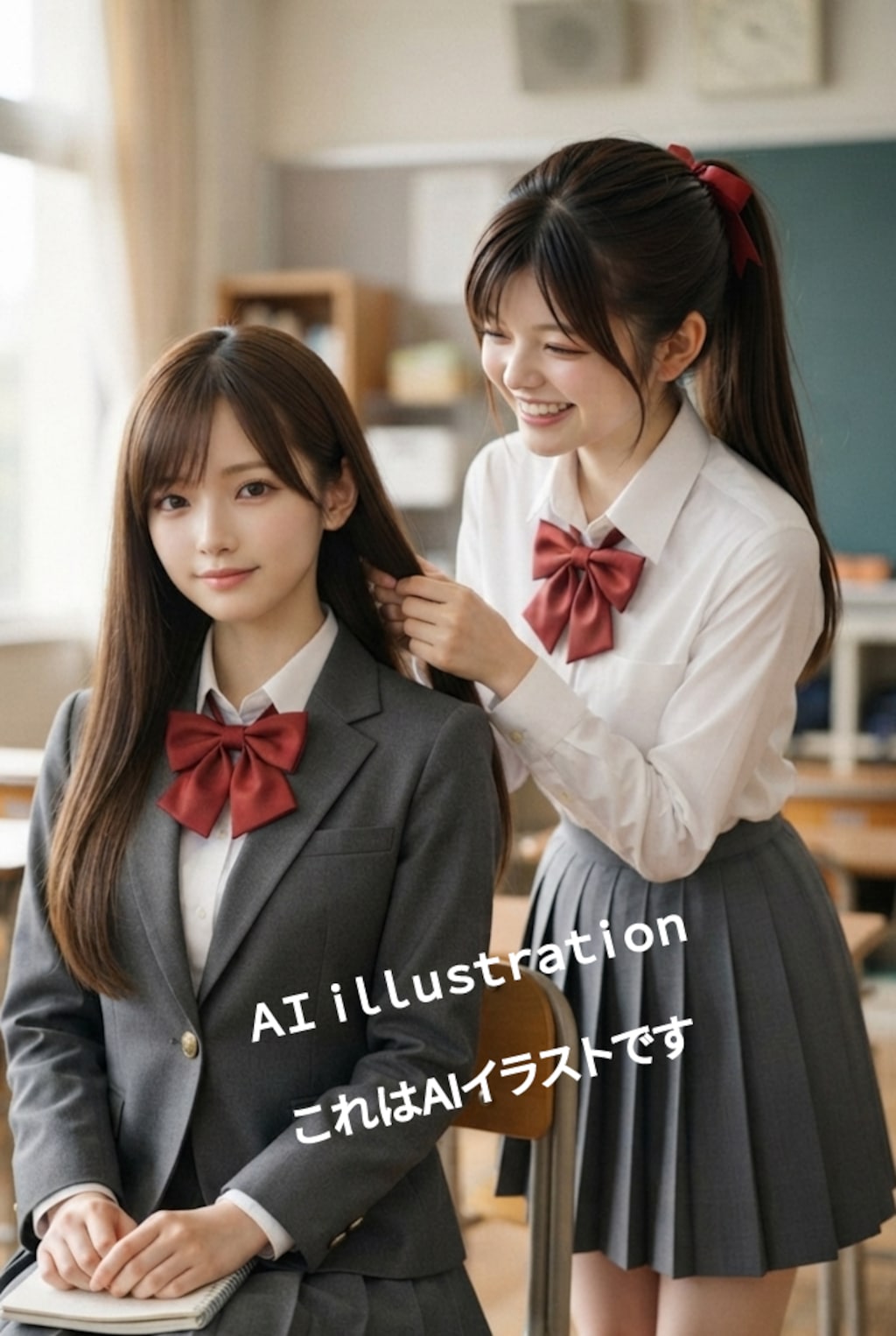 もうひとりの初恋の子だった黒髪美少女の転校から数日後。  初恋のポニーテール美少女は、クールな彼女の髪に触れて笑っていた。  けれど、その笑顔は長く続かなかった…