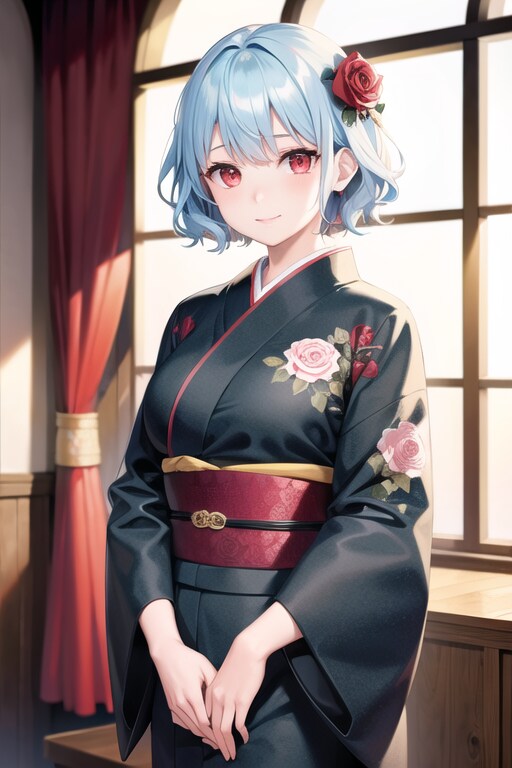 着物女子ちゃんの日常シリーズ（お着替え）