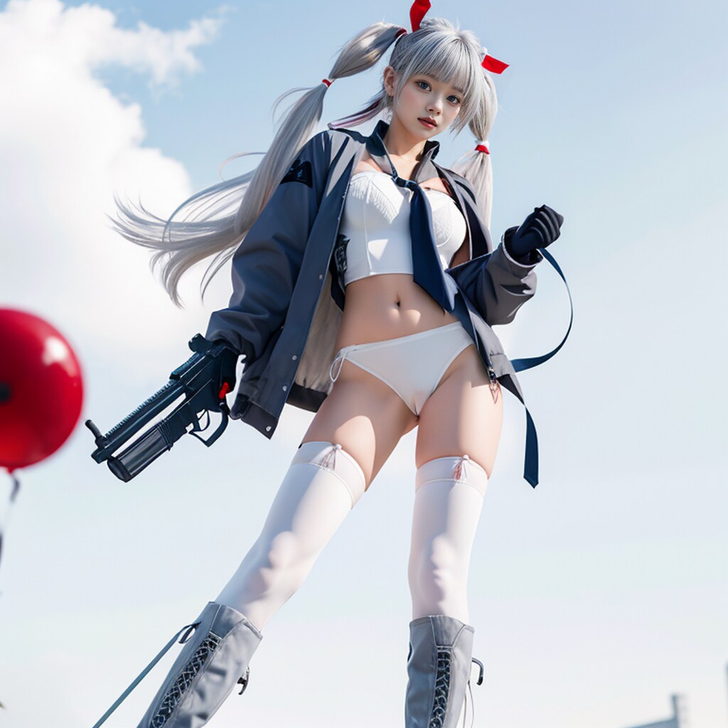 たぶん、殺し屋Ｒ-15（武器っぽいものを構えてる少女？）
