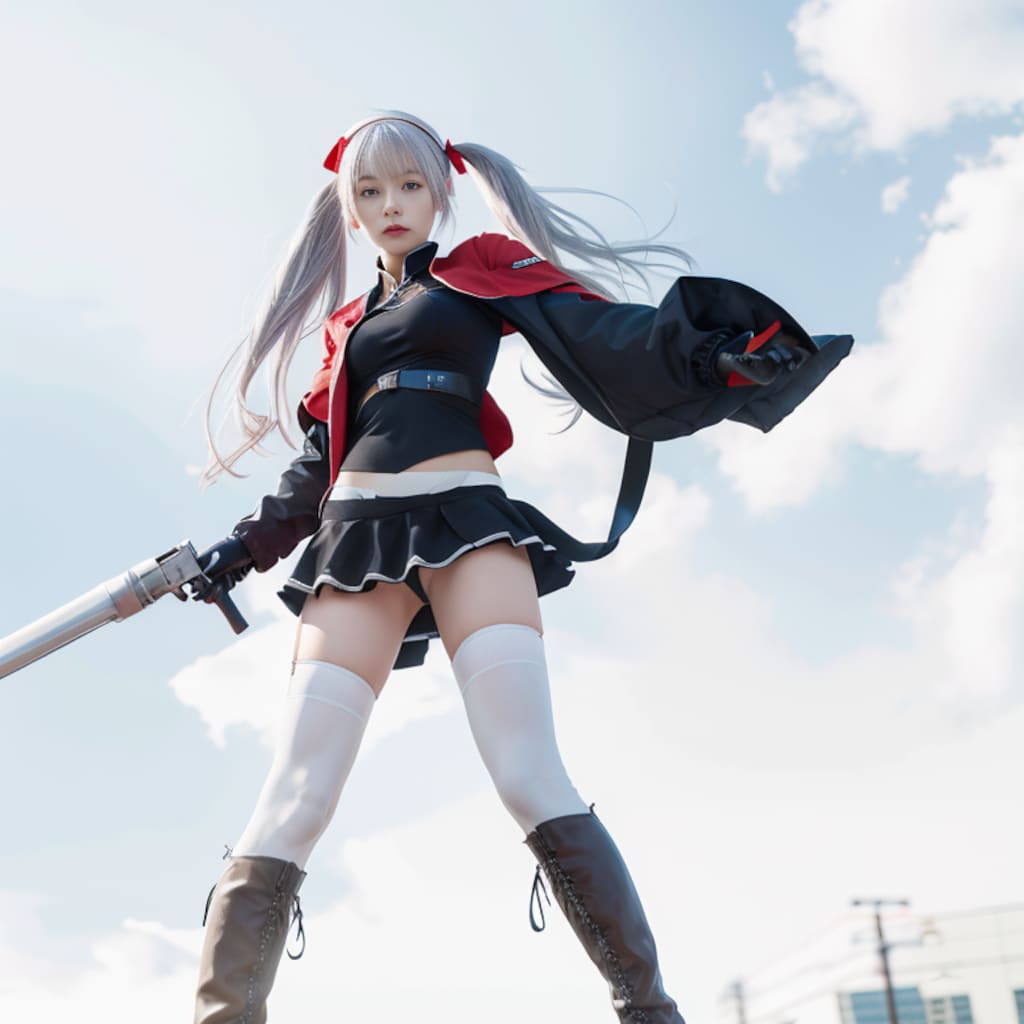 たぶん、殺し屋Ｒ-15（武器っぽいものを構えてる少女？）