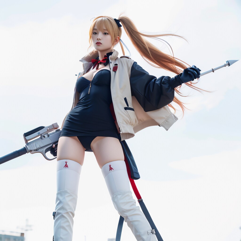 たぶん、殺し屋Ｒ-15（武器っぽいものを構えてる少女？）