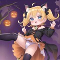失敗したハロウィンと猫耳ツインテールの女の子 01 7枚目