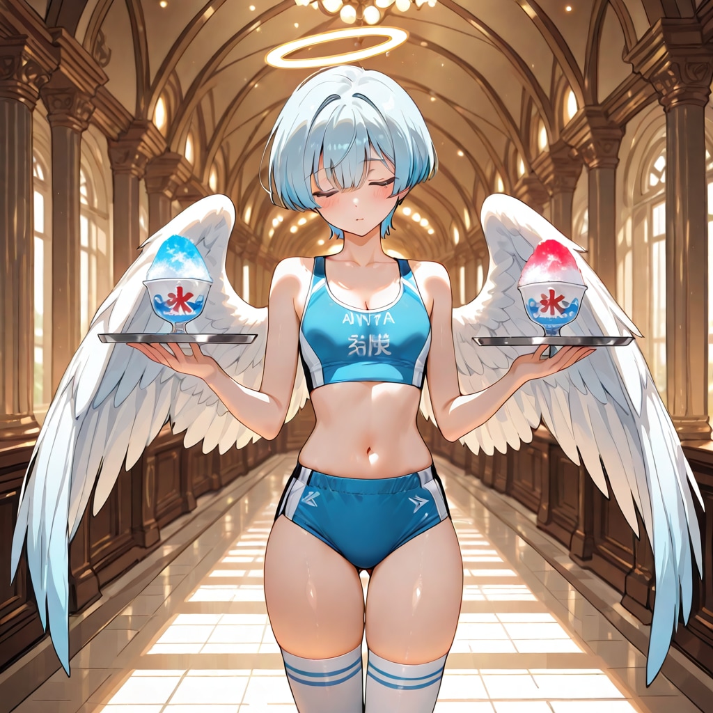 涼し気な色のユニフォームで