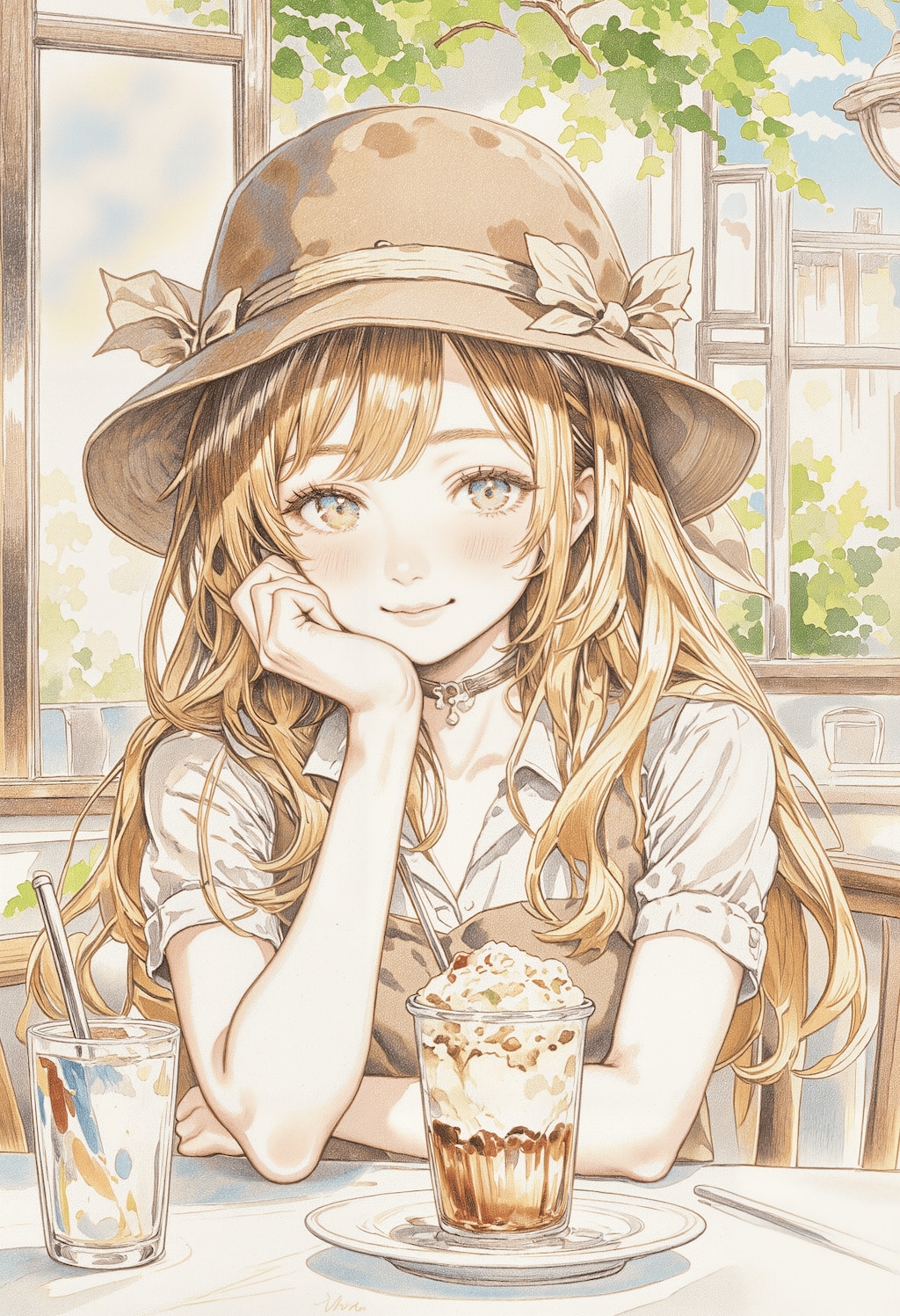 デート中の女の子 2