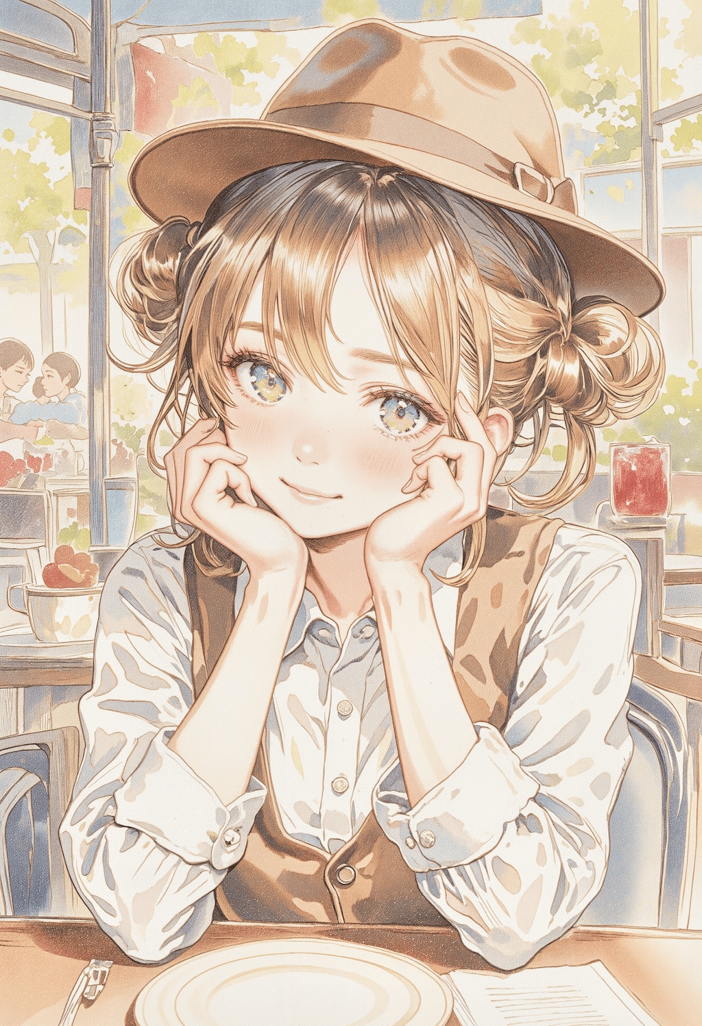 デート中の女の子 2