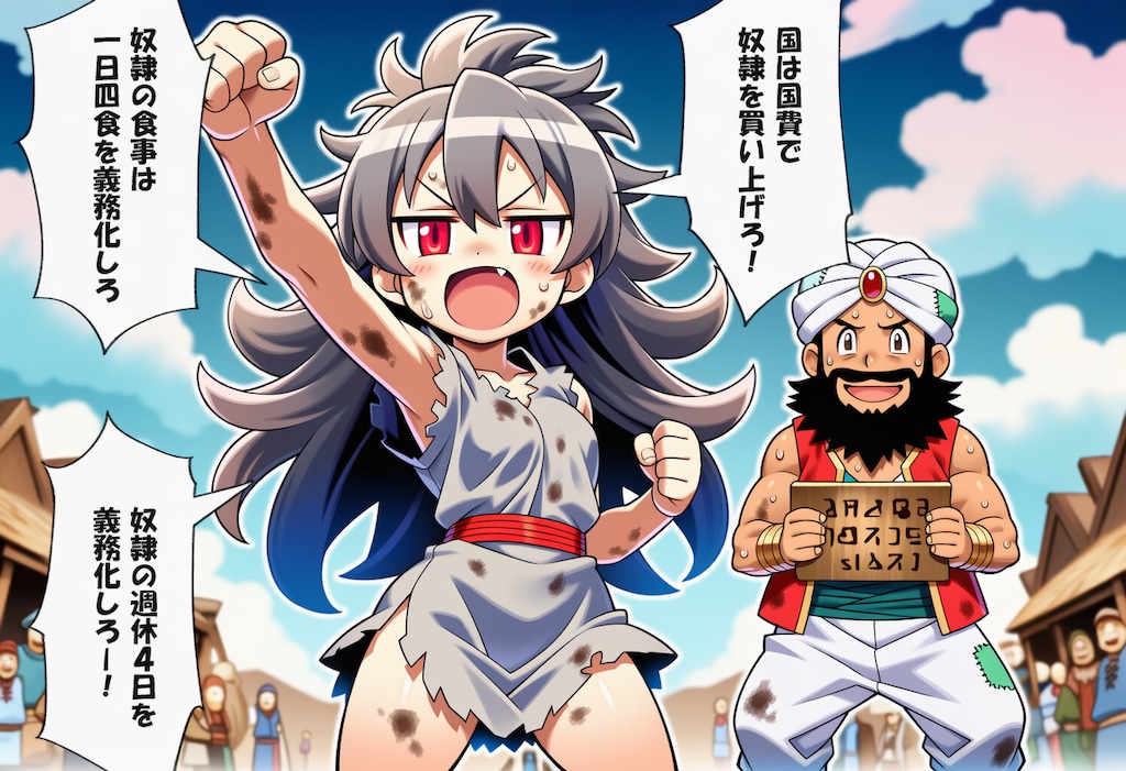 人手余り時代の奴隷ちゃん