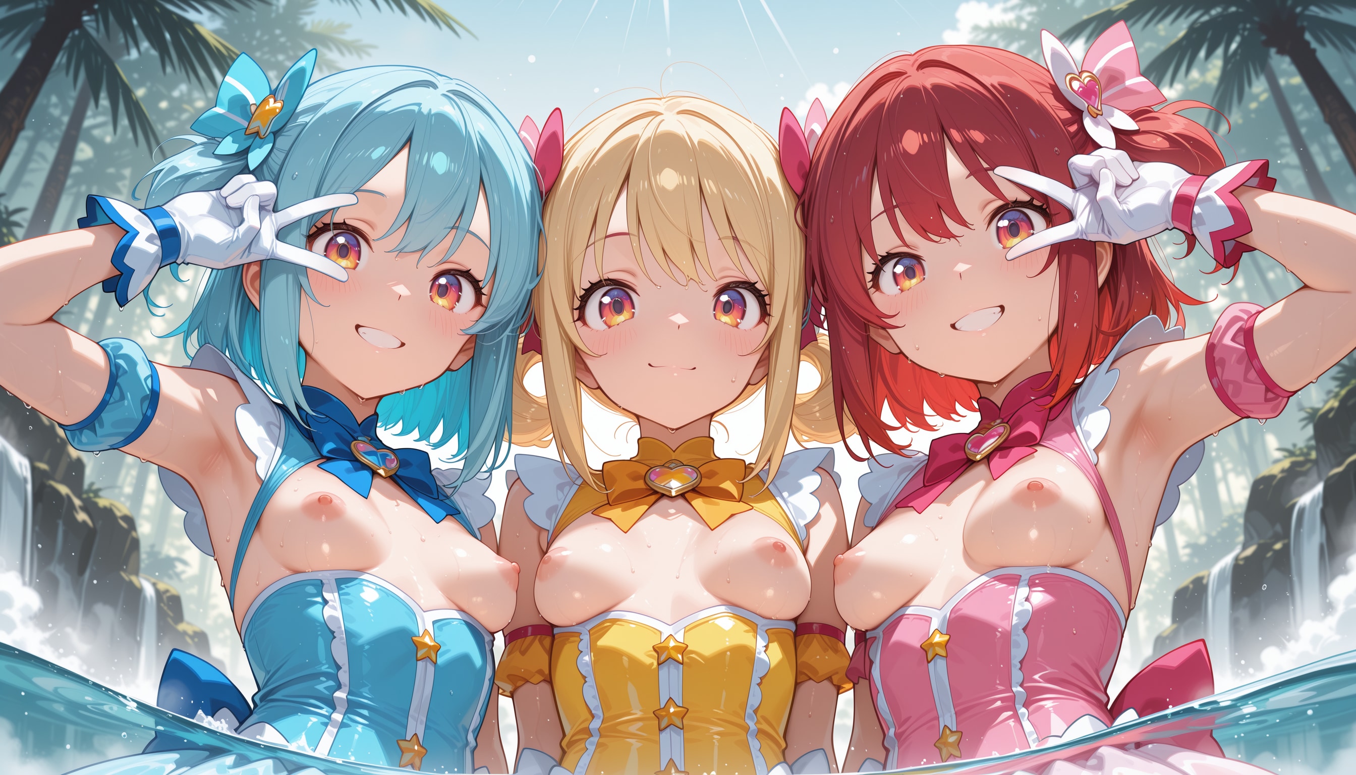 【例）魔法少女の日常】【露天風呂の日】（R-18）