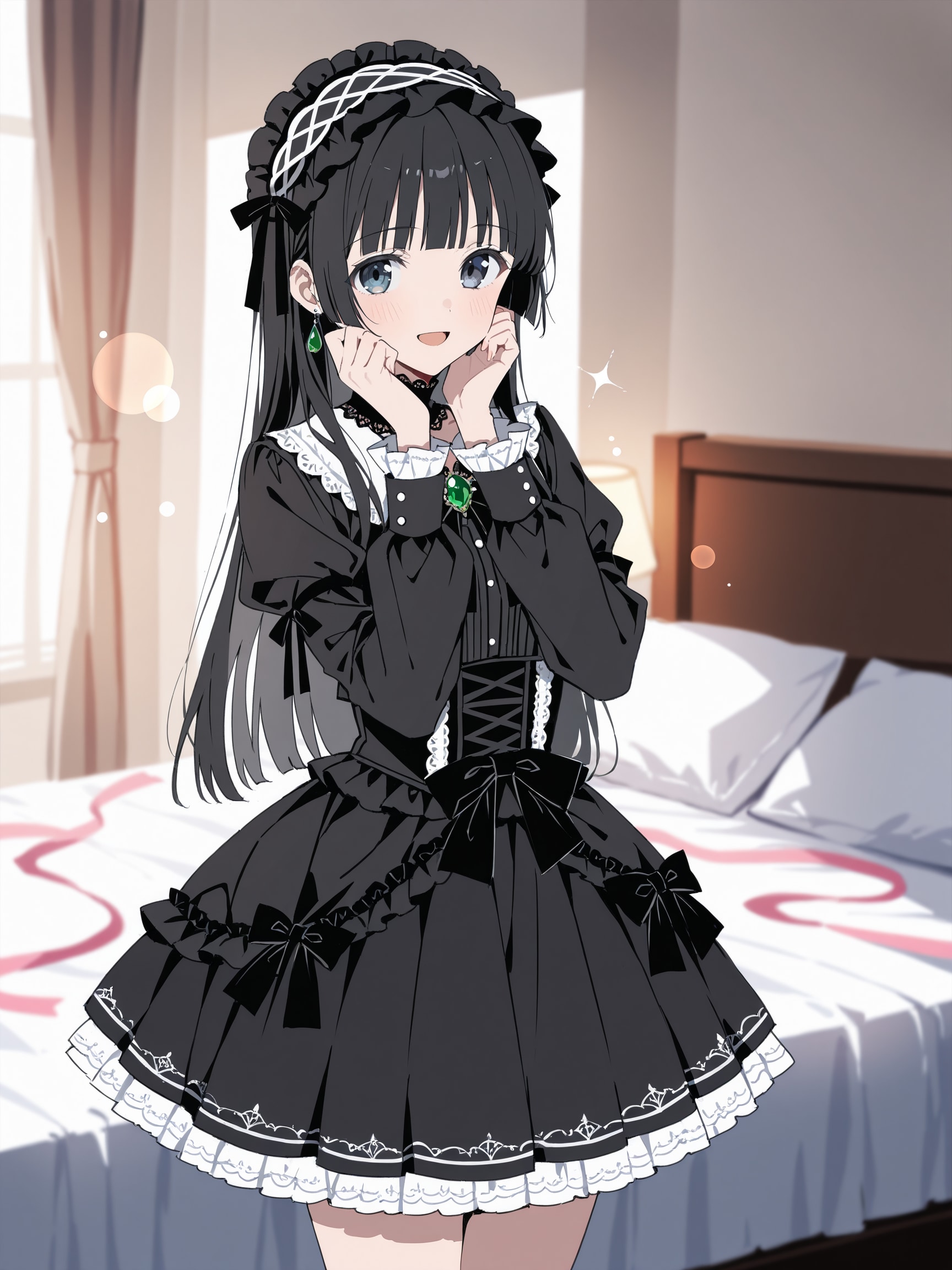 ゴスロリ真由のブリッコポーズ | の人気AIイラスト・グラビア