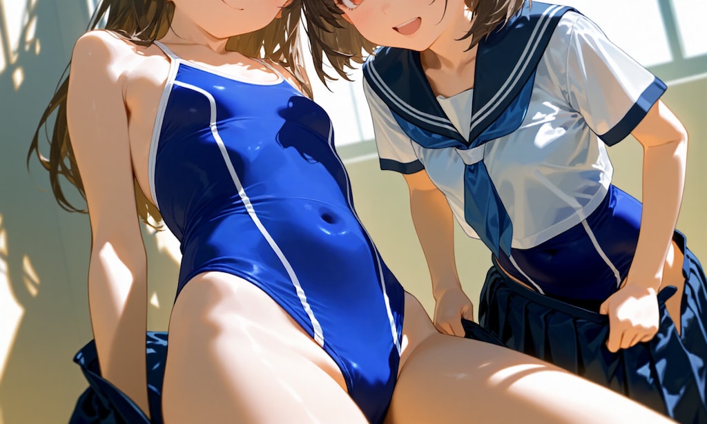 セーラー服スクール水着