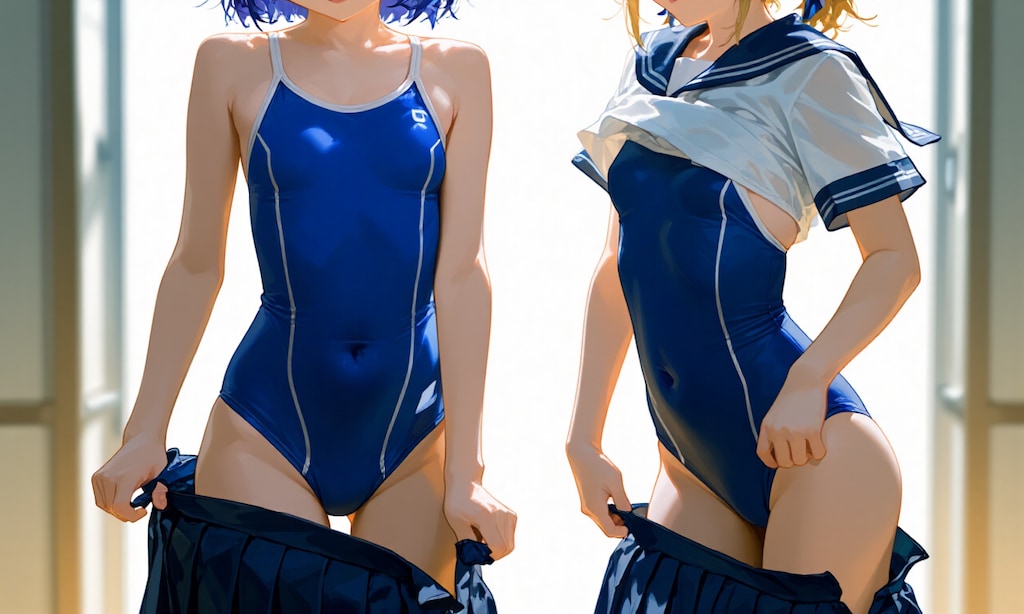 セーラー服スクール水着