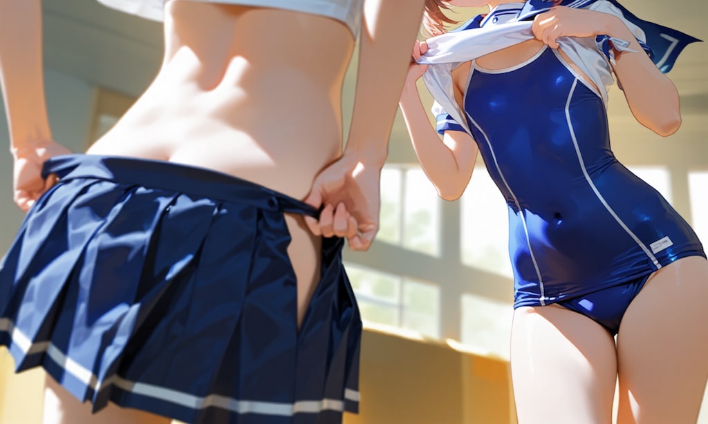 セーラー服スクール水着