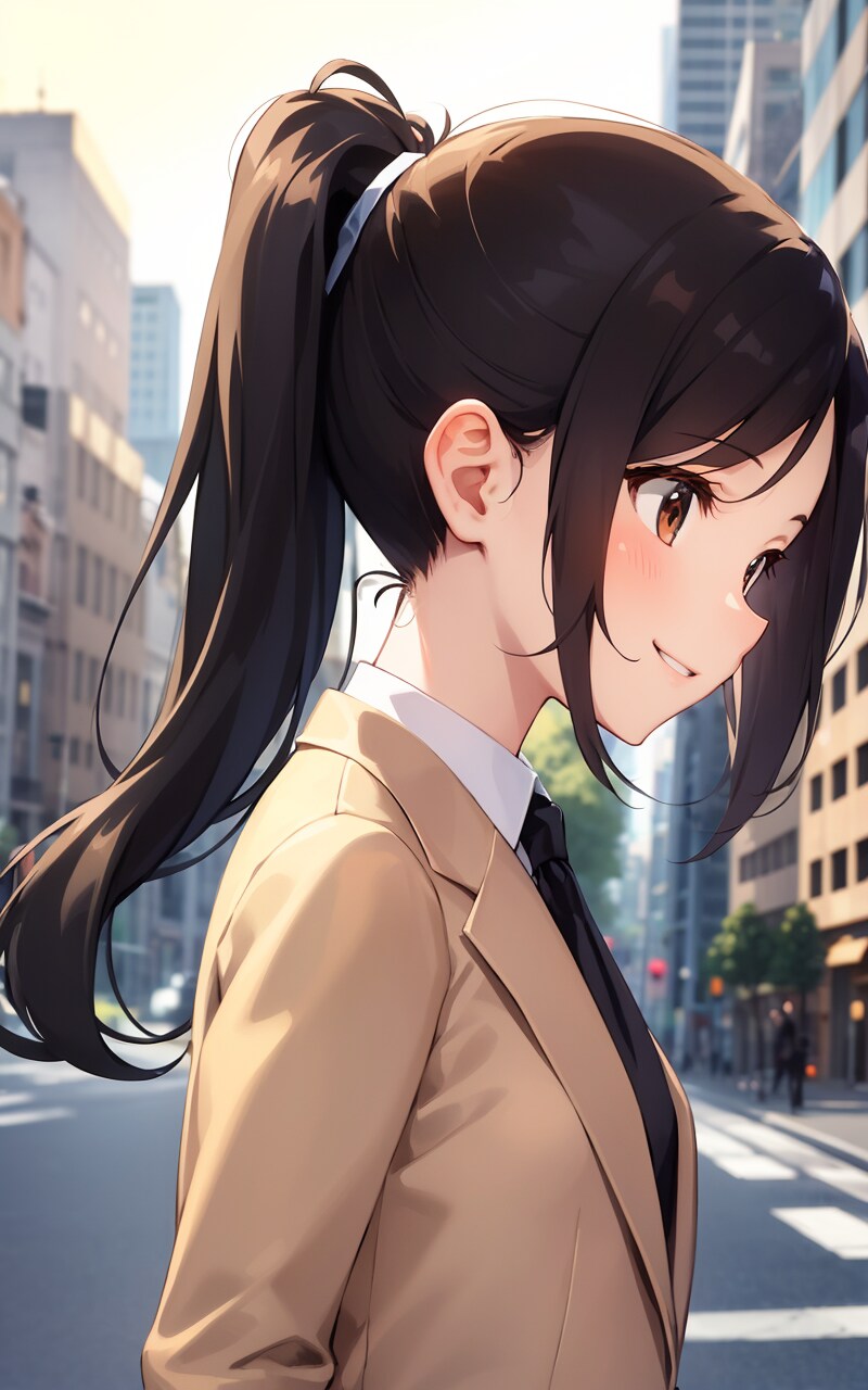 かわいい横顔